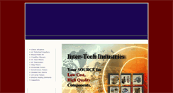 Desktop Screenshot of inter-techindustries.com